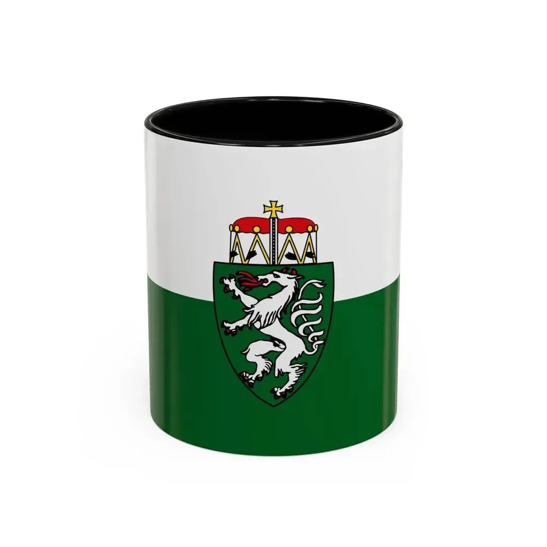 Flag of Styria Steiermark Austria - Accent Coffee Mug 11oz Black - Go Mug Yourself