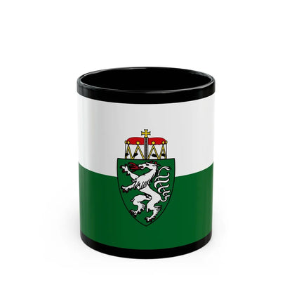 Flag of Styria Steiermark Austria - Black Coffee Mug-11oz-Go Mug Yourself