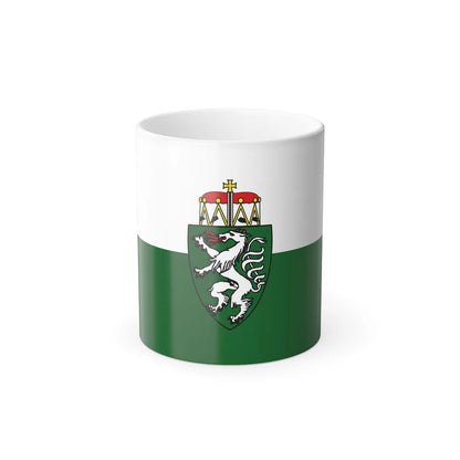 Flag of Styria Steiermark Austria - Color Changing Coffee Mug-11oz-Go Mug Yourself