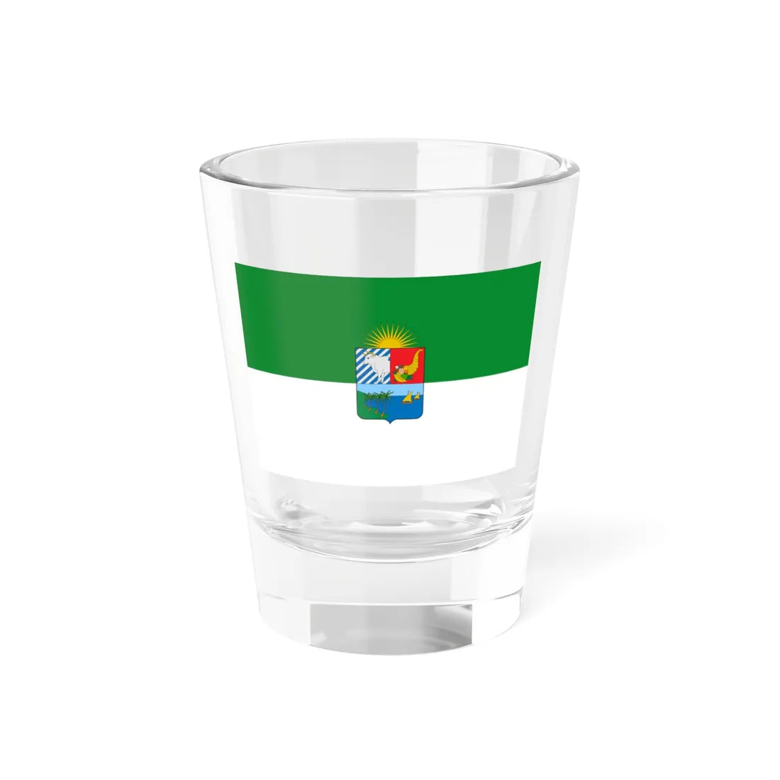 Flag of Sucre Colombia (Colombia) Shot Glass 1.5oz 1.5oz - Go Mug Yourself