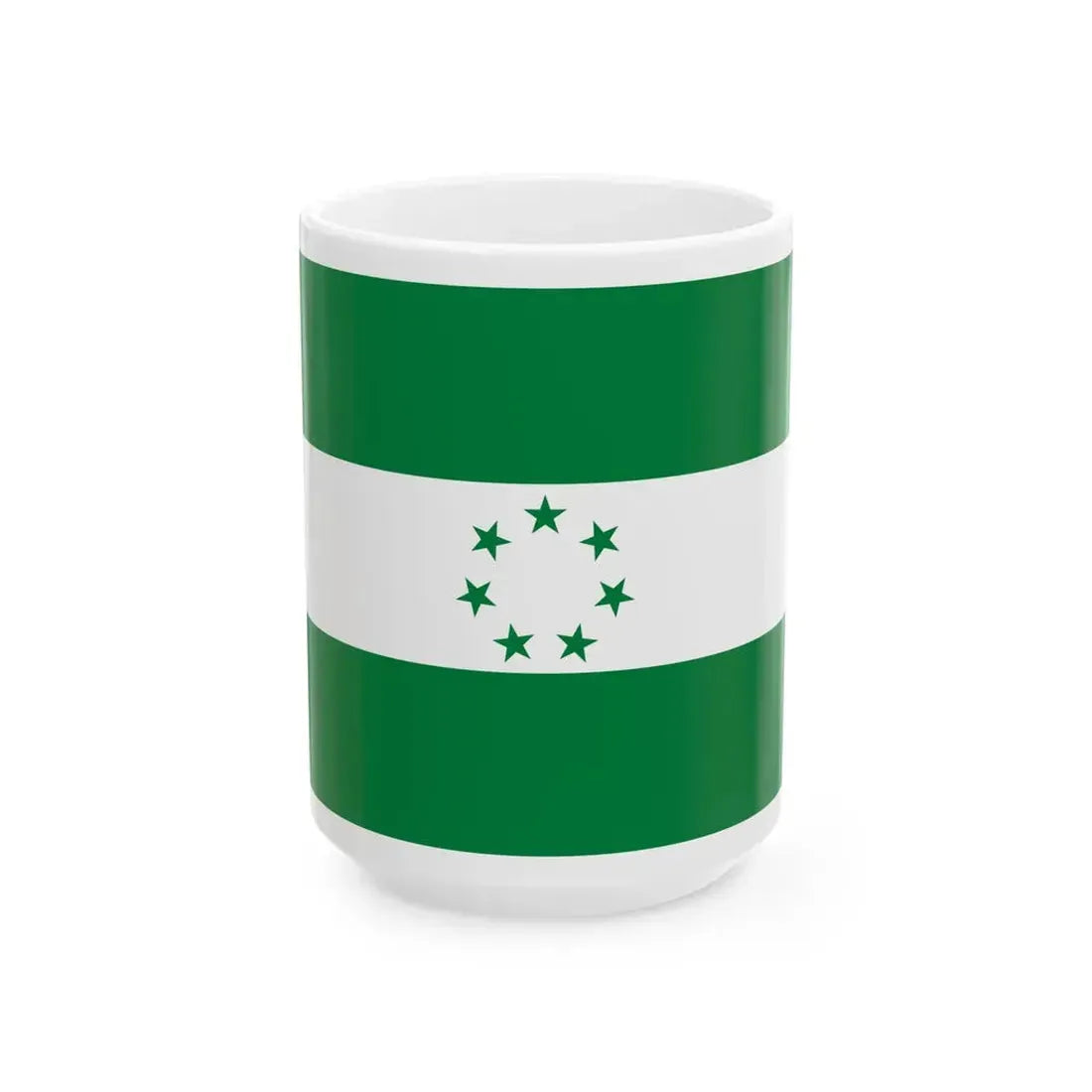 Flag of Sucre (Ecuador) White Coffee Mug 15oz - Go Mug Yourself