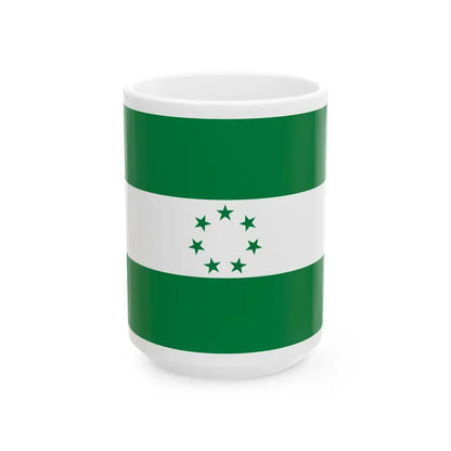 Flag of Sucre (Ecuador) White Coffee Mug 15oz - Go Mug Yourself