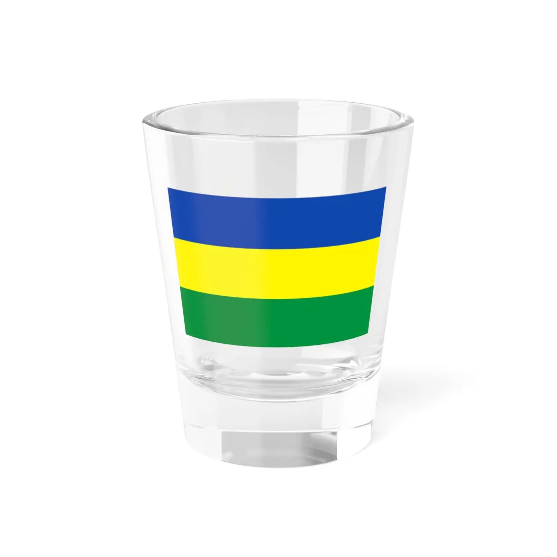 Flag of Sudan 1956-1970 2-3 (South Sudan) Shot Glass 1.5oz 1.5oz - Go Mug Yourself