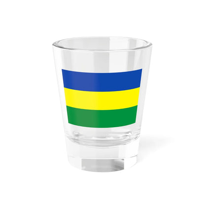 Flag of Sudan 1956-1970 2-3 (South Sudan) Shot Glass 1.5oz 1.5oz - Go Mug Yourself