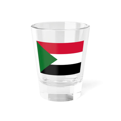 Flag of Sudan 2-3 (Sudan) Shot Glass 1.5oz 1.5oz - Go Mug Yourself