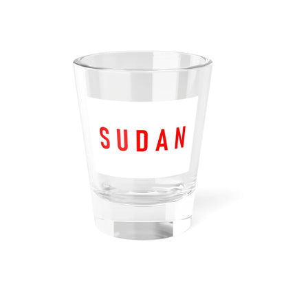 Flag of Sudan Bandung Conference (Sudan) Shot Glass 1.5oz 1.5oz - Go Mug Yourself