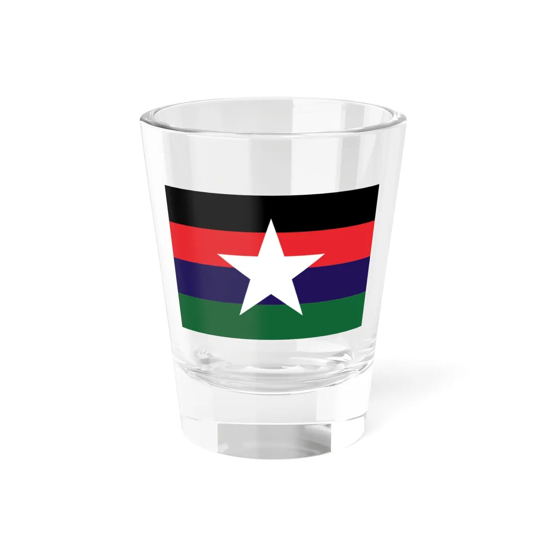 Flag of Sudan Liberation Movement-Army (Sudan) Shot Glass 1.5oz 1.5oz - Go Mug Yourself