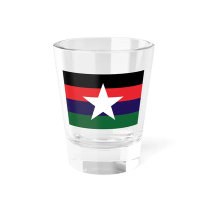 Flag of Sudan Liberation Movement-Army (Sudan) Shot Glass 1.5oz 1.5oz - Go Mug Yourself