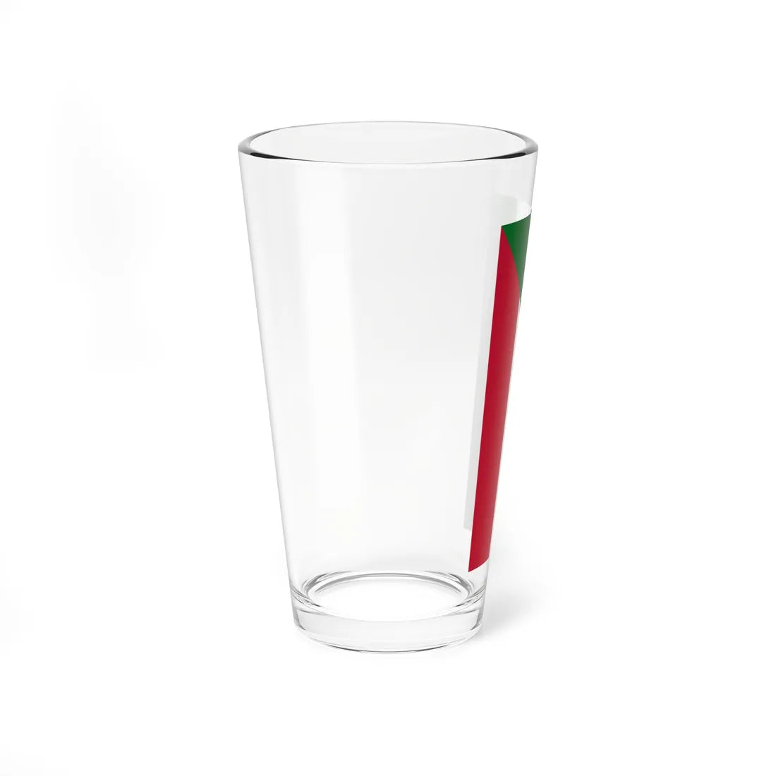 Flag of Sudan vertical flipped (Sudan) Pint Glass 16oz - Go Mug Yourself