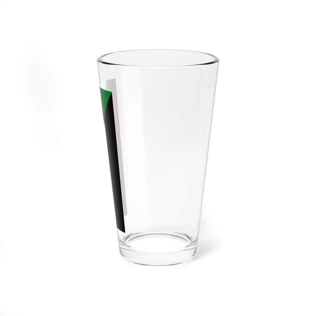 Flag of Sudan vertical flipped (Sudan) Pint Glass 16oz - Go Mug Yourself