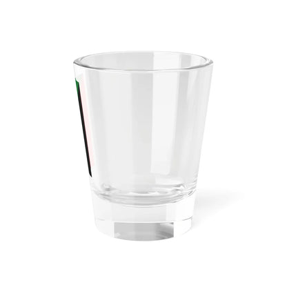 Flag of Sudan vertical flipped (Sudan) Shot Glass 1.5oz - Go Mug Yourself
