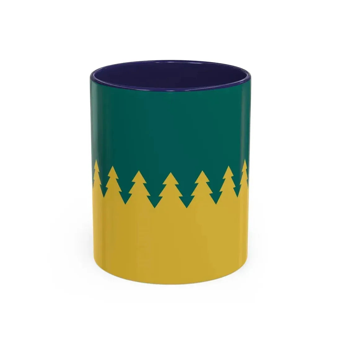 Flag of Sudbury Ontario Canada - Accent Coffee Mug 11oz Navy - Go Mug Yourself