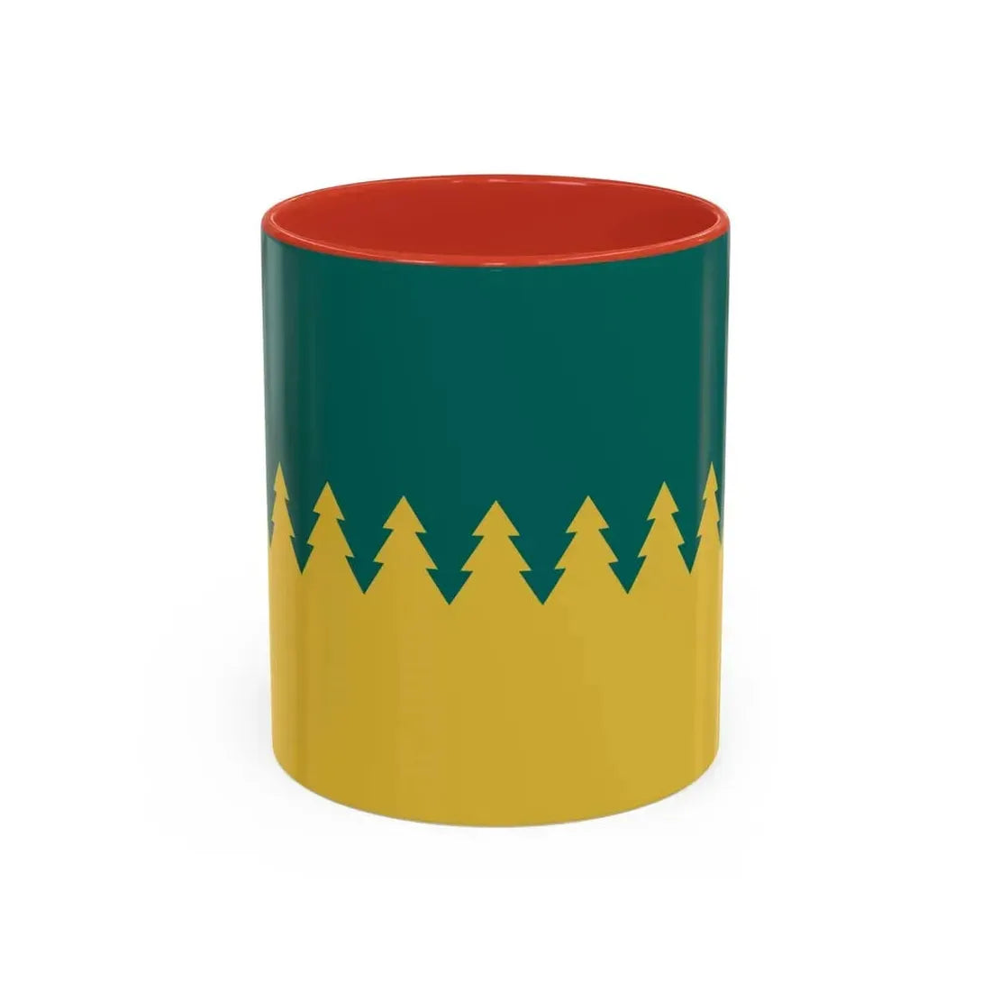 Flag of Sudbury Ontario Canada - Accent Coffee Mug 11oz Red - Go Mug Yourself