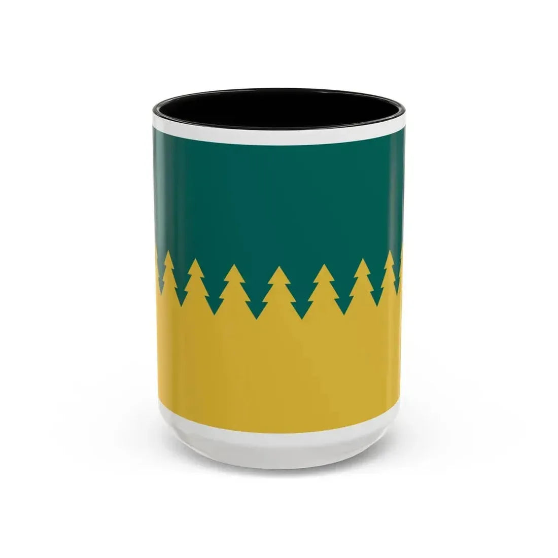Flag of Sudbury Ontario Canada - Accent Coffee Mug 15oz Black - Go Mug Yourself