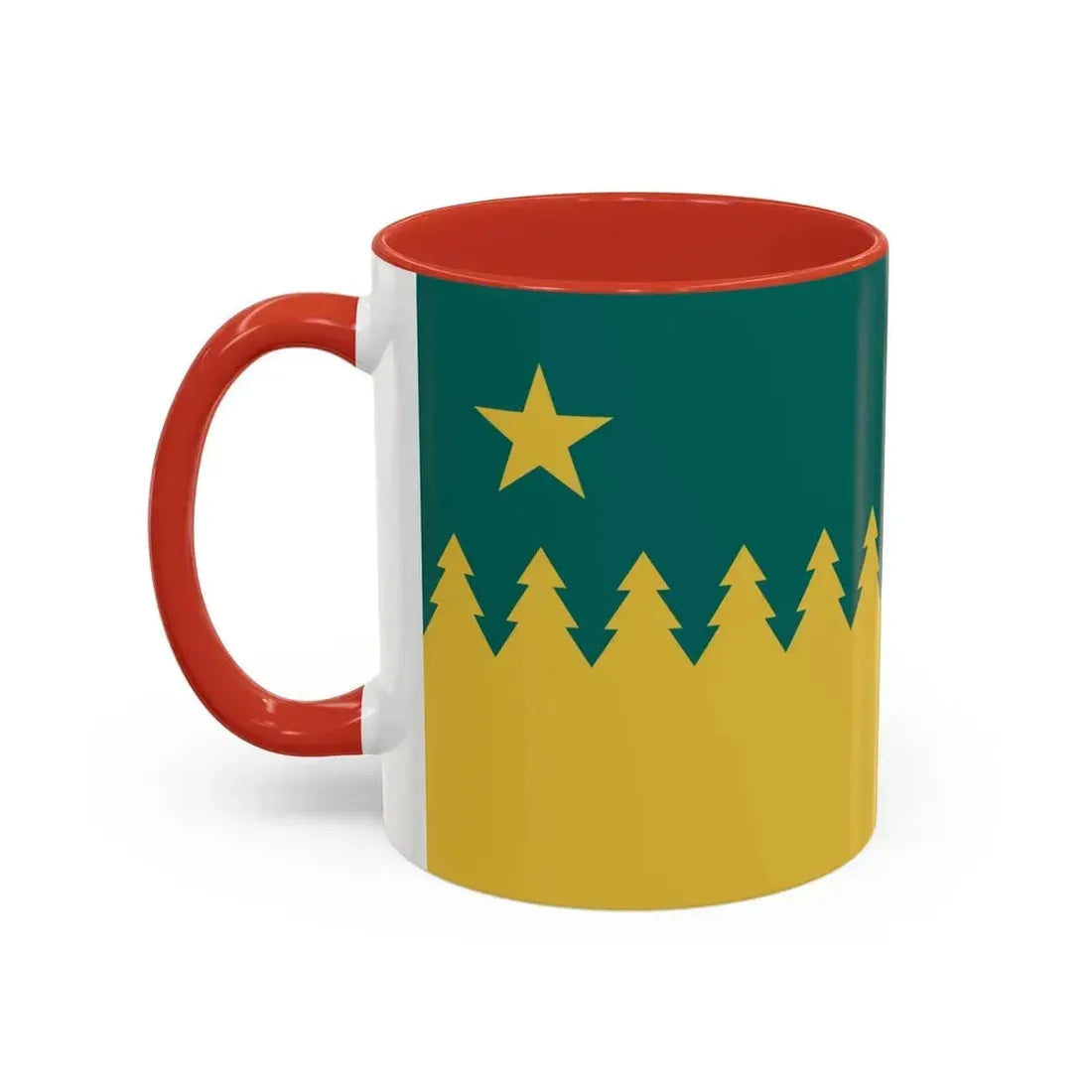 Flag of Sudbury Ontario Canada - Accent Coffee Mug - Go Mug Yourself