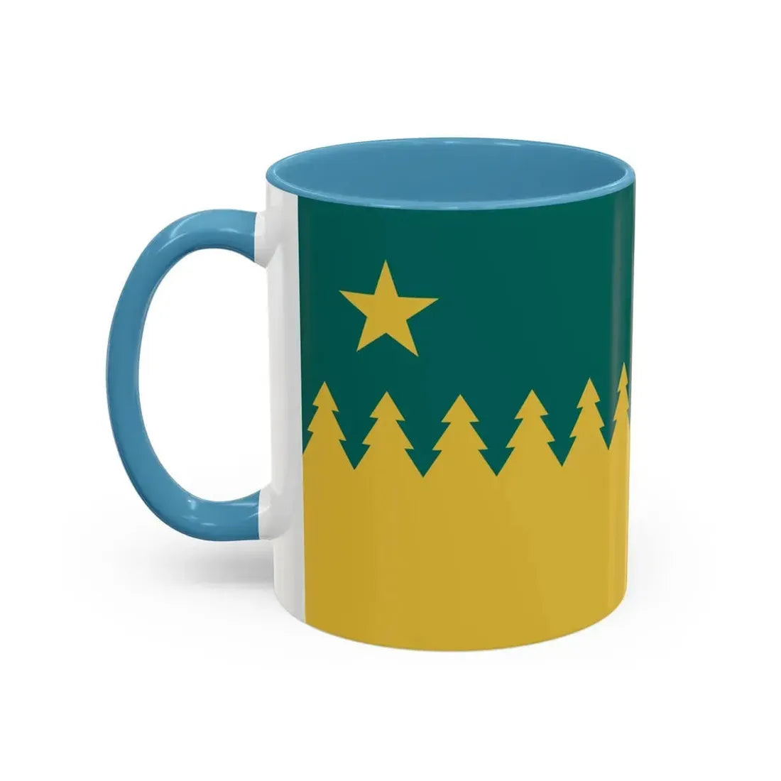 Flag of Sudbury Ontario Canada - Accent Coffee Mug - Go Mug Yourself