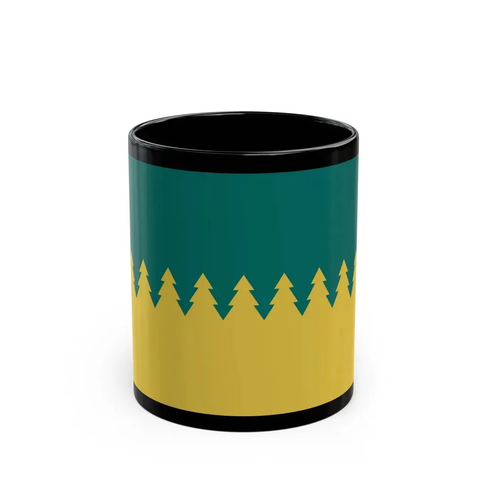 Flag of Sudbury Ontario Canada - Black Coffee Mug 11oz - Go Mug Yourself