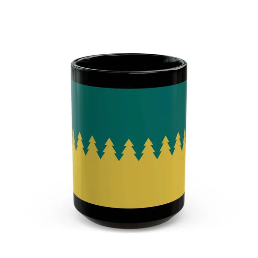 Flag of Sudbury Ontario Canada - Black Coffee Mug 15oz - Go Mug Yourself