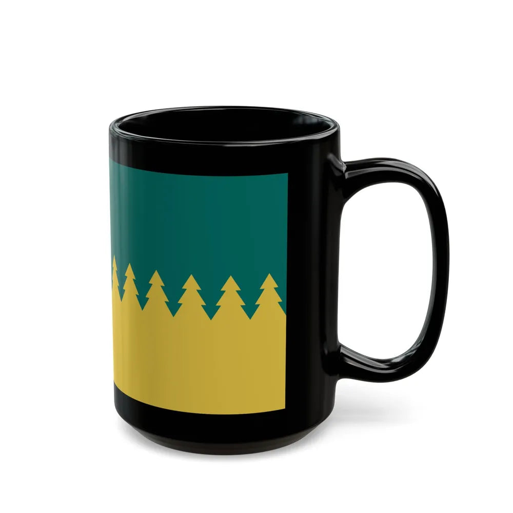 Flag of Sudbury Ontario Canada - Black Coffee Mug-Go Mug Yourself