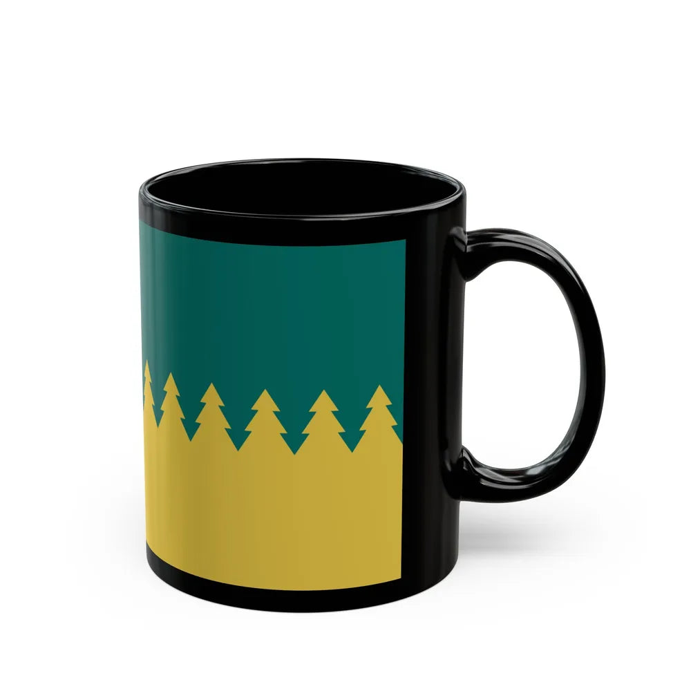 Flag of Sudbury Ontario Canada - Black Coffee Mug-Go Mug Yourself