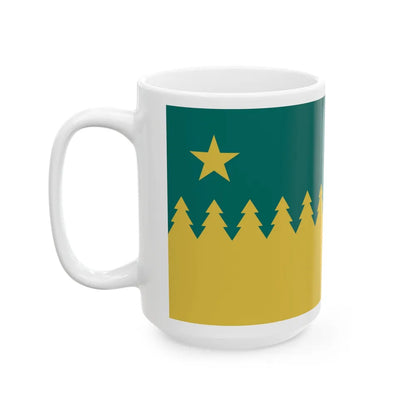 Flag of Sudbury Ontario Canada - White Coffee Mug-Go Mug Yourself