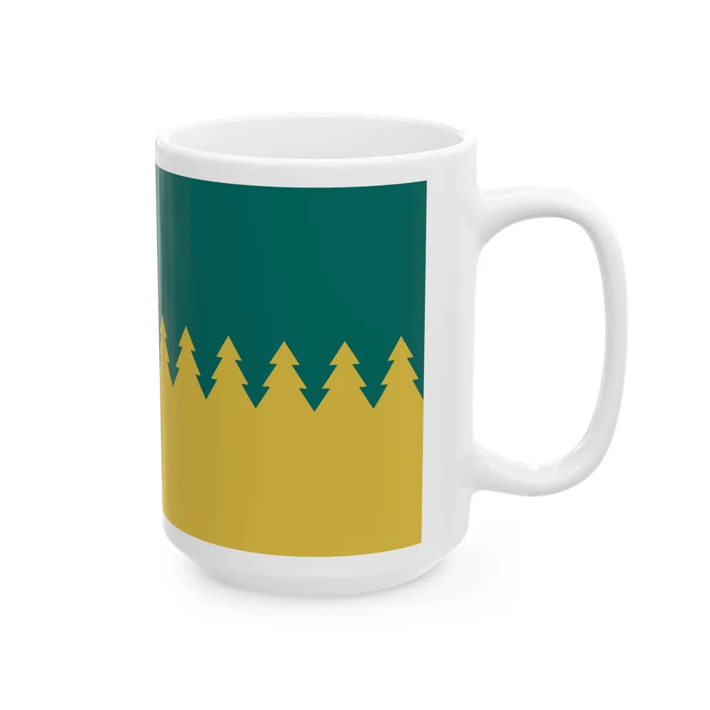 Flag of Sudbury Ontario Canada - White Coffee Mug-Go Mug Yourself