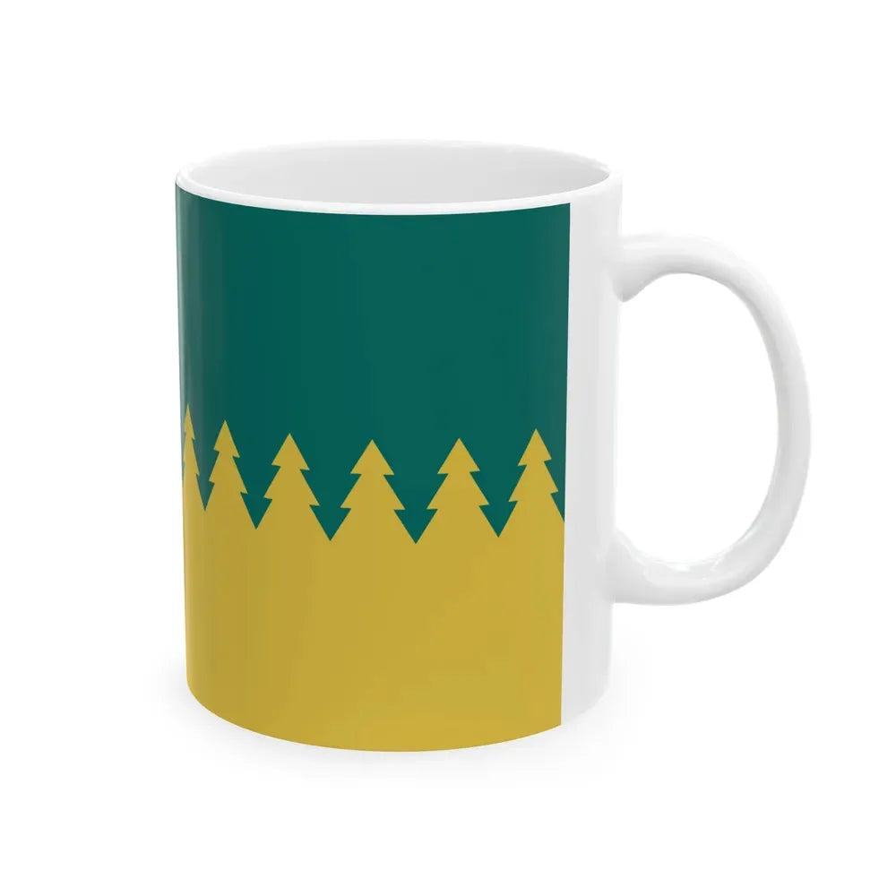 Flag of Sudbury Ontario Canada - White Coffee Mug - Go Mug Yourself
