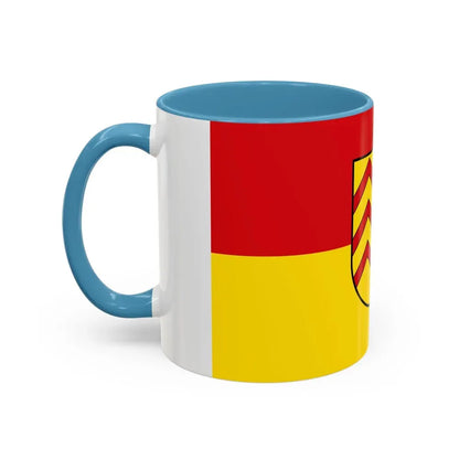 Flag of Suedwestpfalz Germany - Accent Coffee Mug - Go Mug Yourself