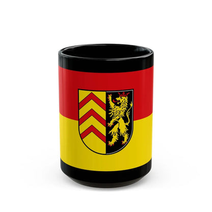 Flag of Suedwestpfalz Germany - Black Coffee Mug-15oz-Go Mug Yourself