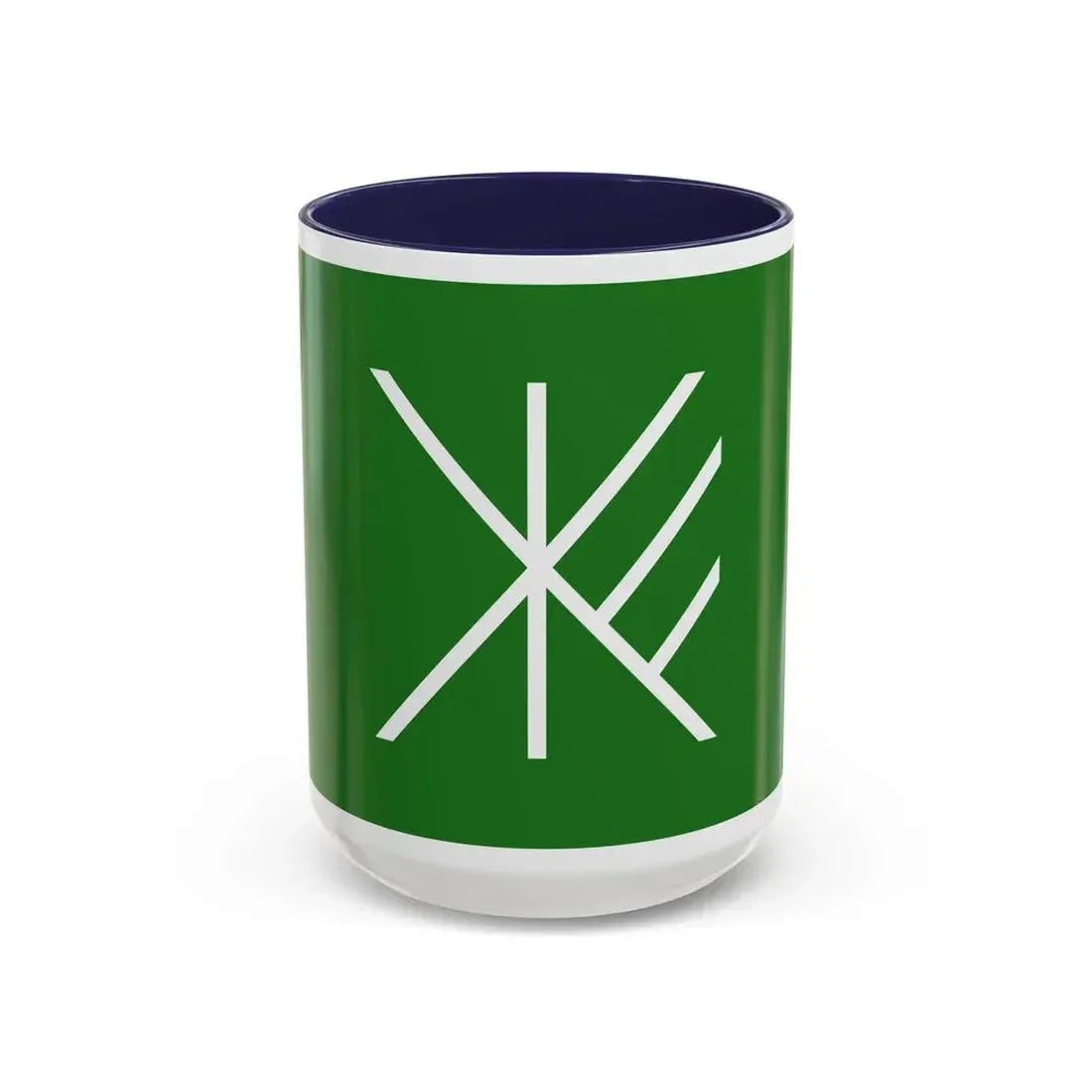 Flag of Suginami Tokyo Japan - Accent Coffee Mug 15oz Navy - Go Mug Yourself