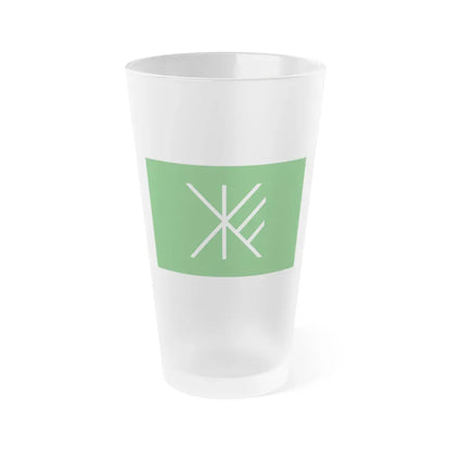 Flag of Suginami Tokyo Japan - Frosted Pint Glass 16oz 16oz Frosted - Go Mug Yourself
