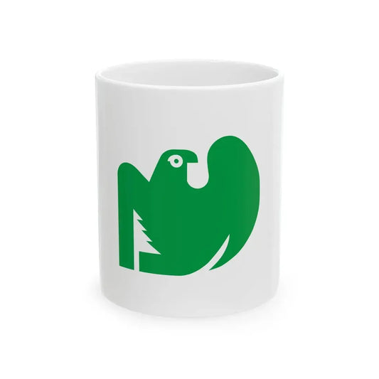 Flag of Sugito Saitama (Japan) White Coffee Mug 11oz - Go Mug Yourself