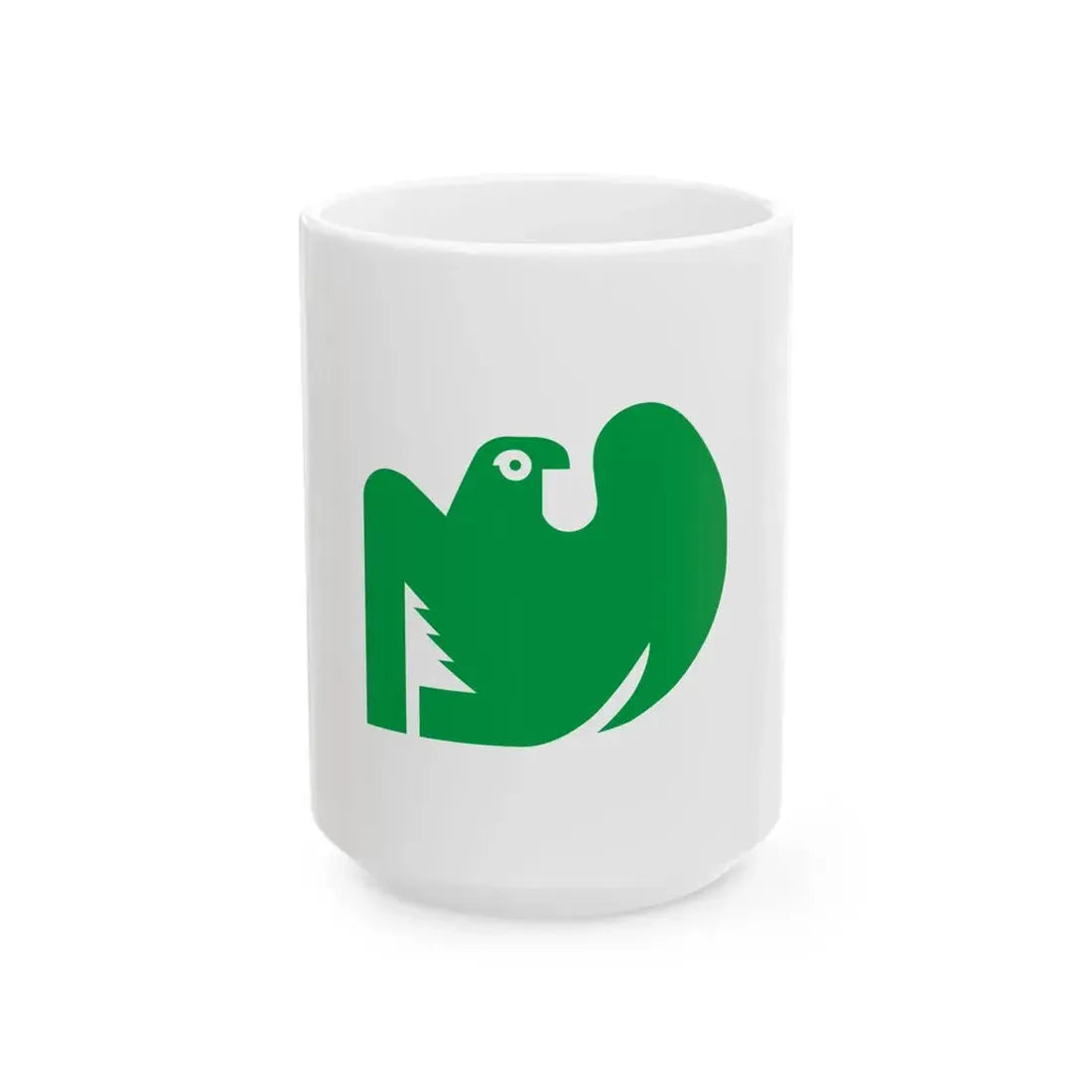 Flag of Sugito Saitama (Japan) White Coffee Mug 15oz - Go Mug Yourself