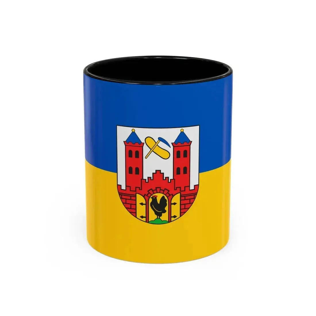 Flag of Suhl Germany - Accent Coffee Mug 11oz Black - Go Mug Yourself
