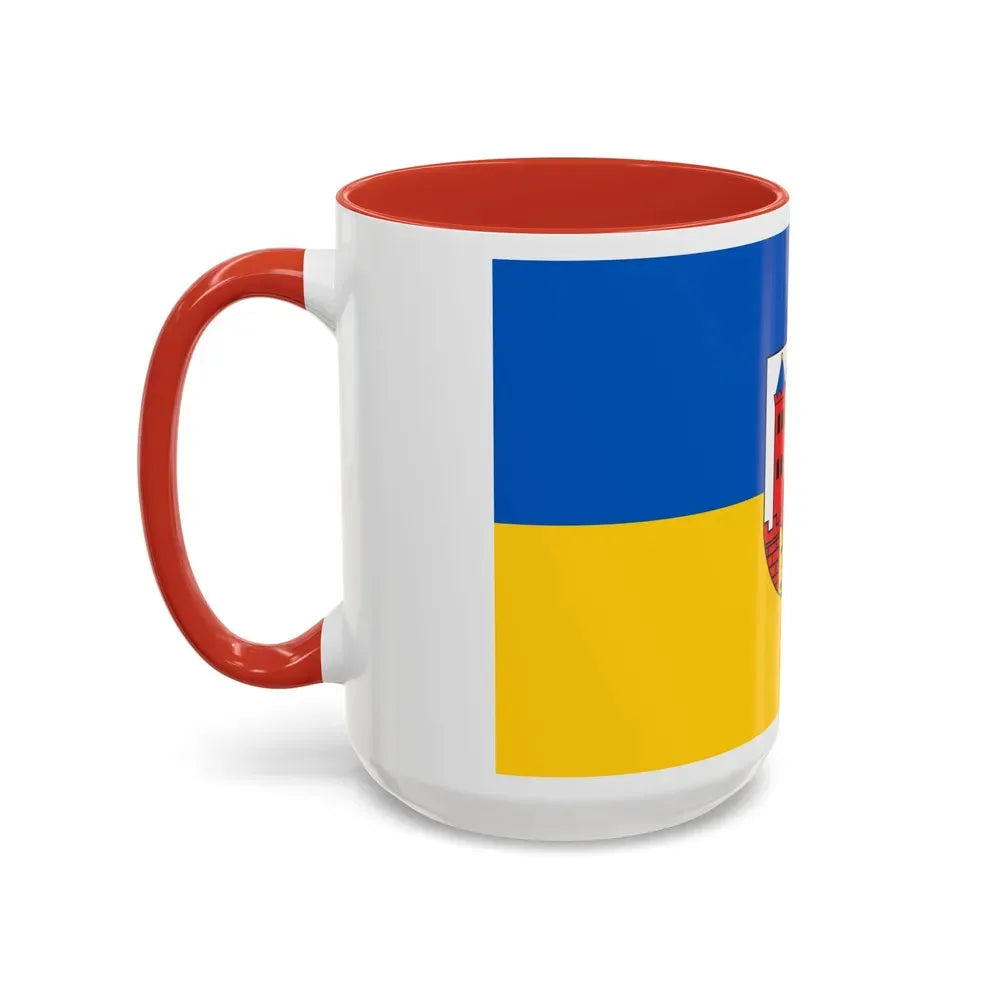 Flag of Suhl Germany - Accent Coffee Mug - Go Mug Yourself