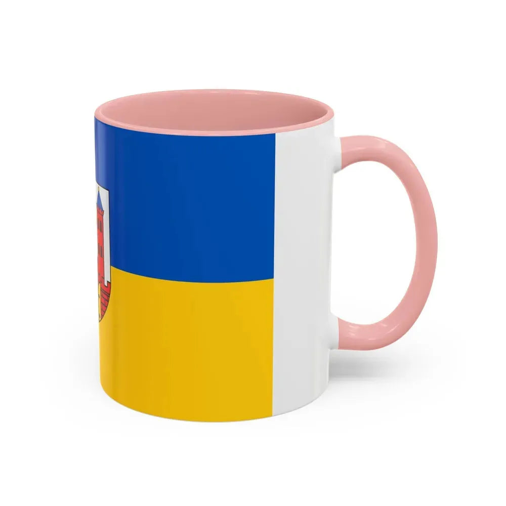 Flag of Suhl Germany - Accent Coffee Mug - Go Mug Yourself