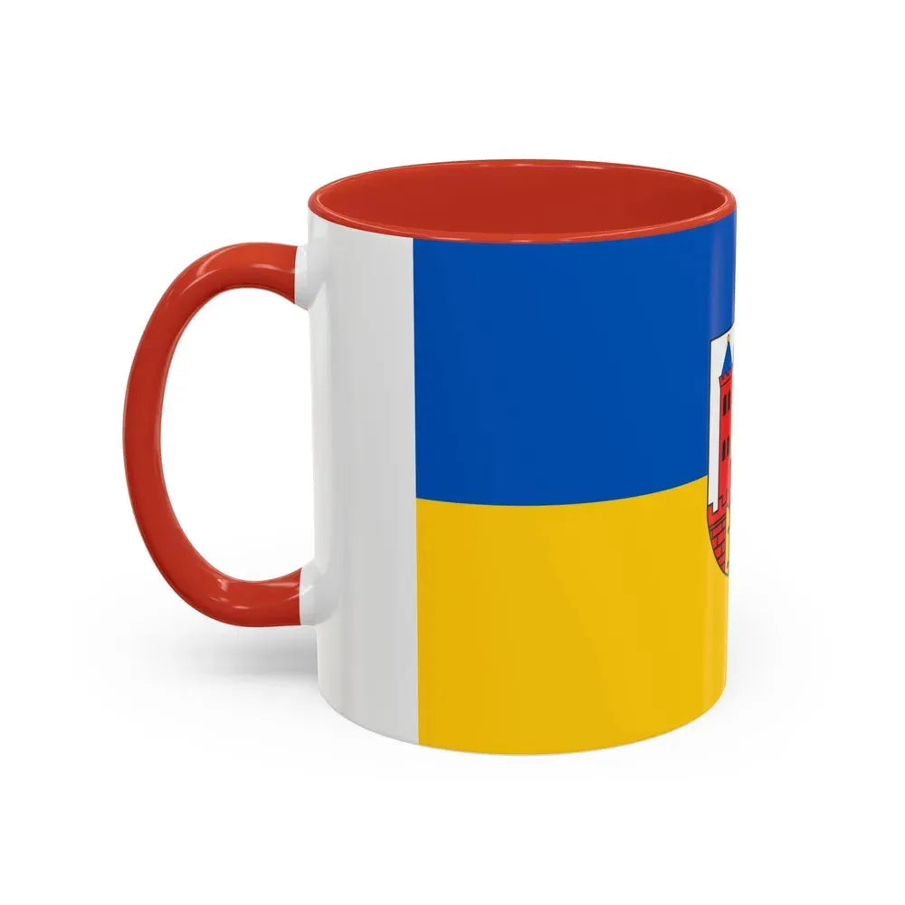 Flag of Suhl Germany - Accent Coffee Mug - Go Mug Yourself