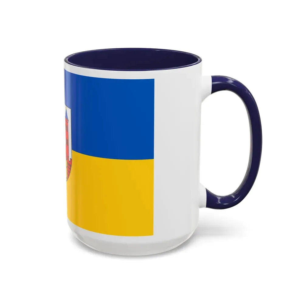 Flag of Suhl Germany - Accent Coffee Mug - Go Mug Yourself