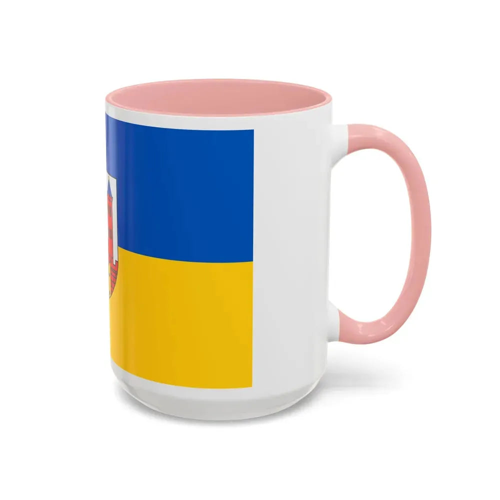 Flag of Suhl Germany - Accent Coffee Mug - Go Mug Yourself