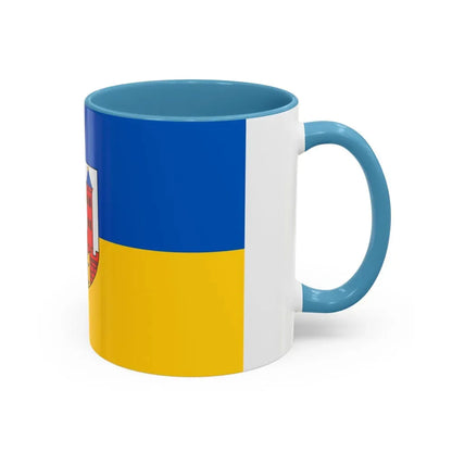 Flag of Suhl Germany - Accent Coffee Mug - Go Mug Yourself