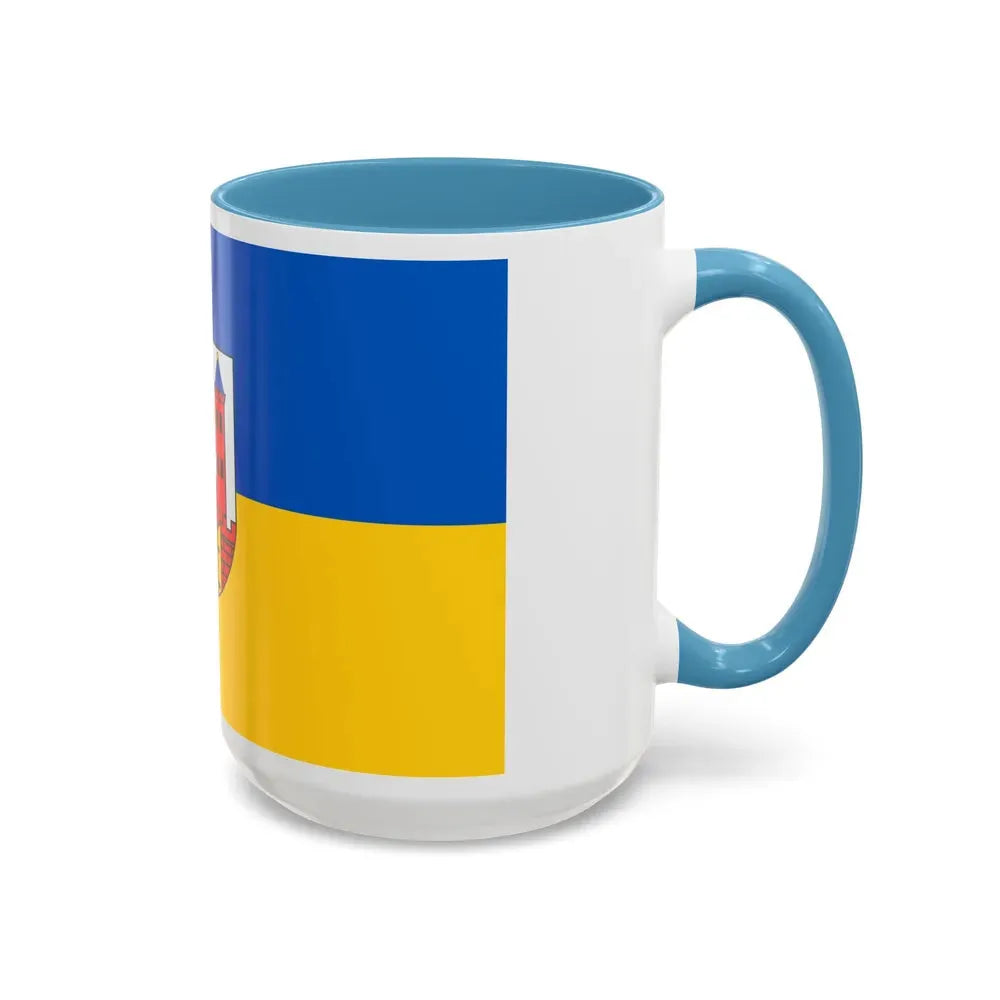 Flag of Suhl Germany - Accent Coffee Mug - Go Mug Yourself