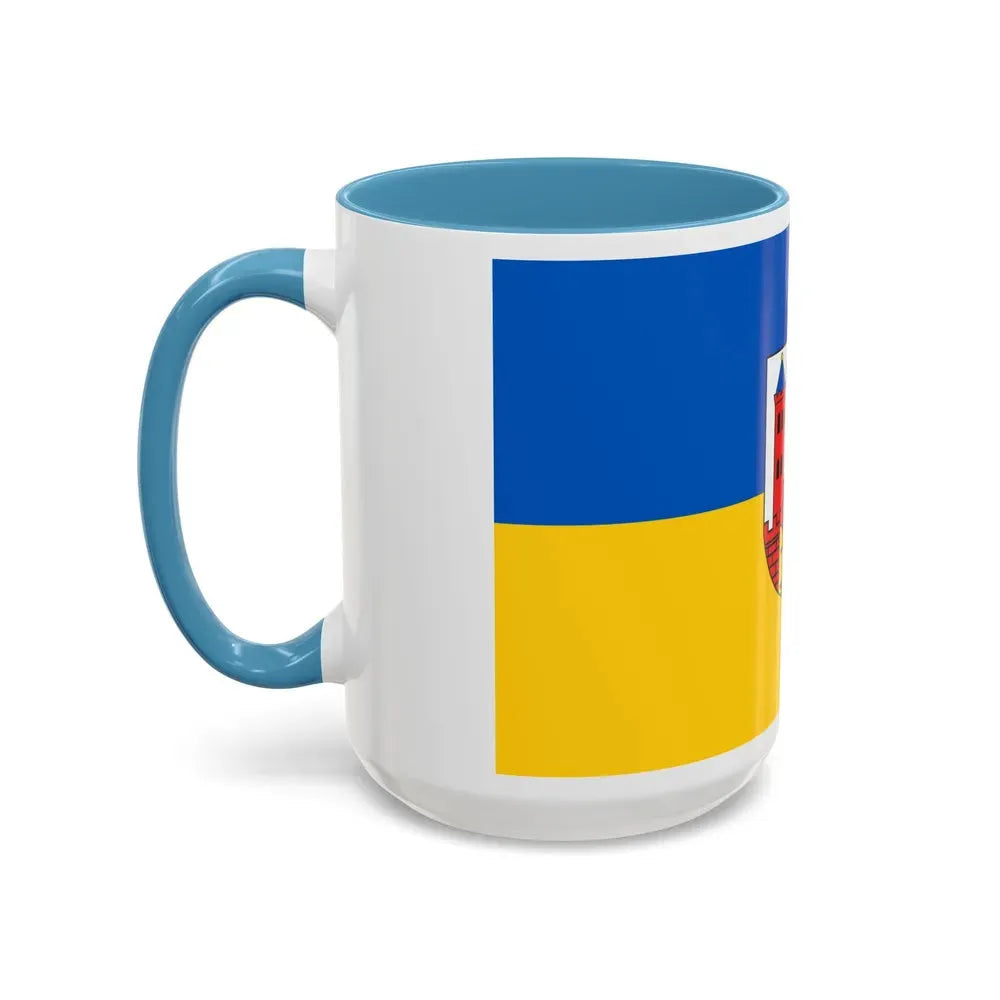 Flag of Suhl Germany - Accent Coffee Mug - Go Mug Yourself