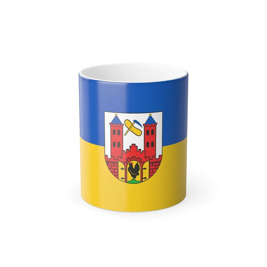 Flag of Suhl Germany - Color Changing Coffee Mug-11oz-Go Mug Yourself