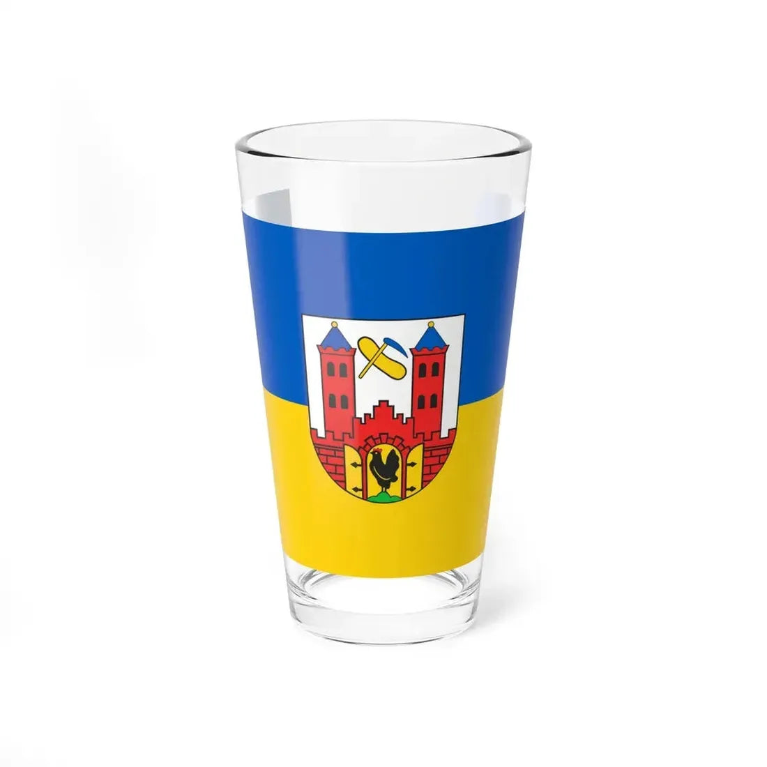 Flag of Suhl Germany - Pint Glass 16oz 16oz - Go Mug Yourself