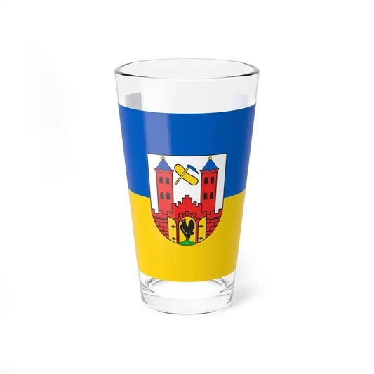 Flag of Suhl Germany - Pint Glass 16oz 16oz - Go Mug Yourself