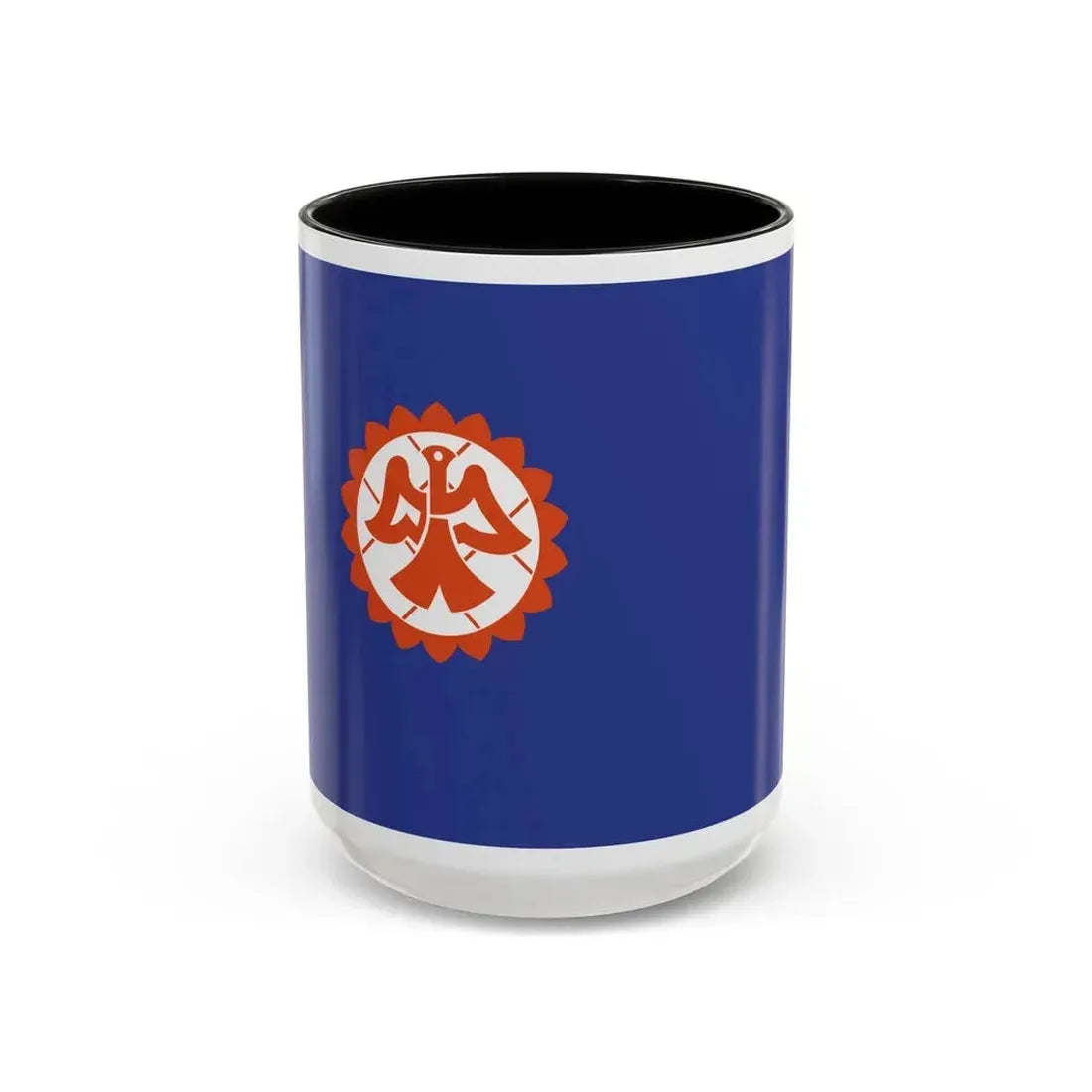 Flag of Suita Osaka Japan - Accent Coffee Mug 15oz Black - Go Mug Yourself