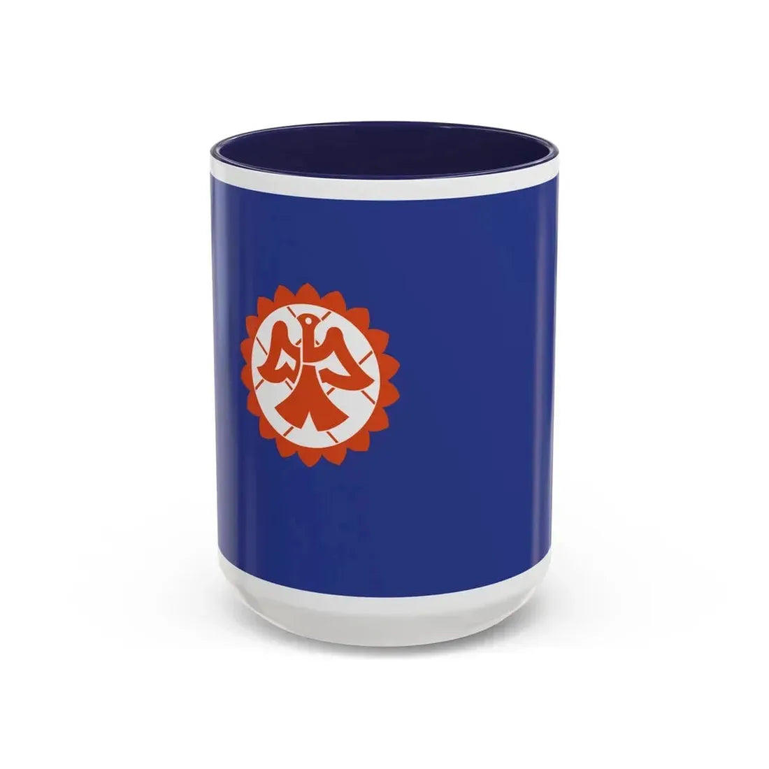 Flag of Suita Osaka Japan - Accent Coffee Mug 15oz Navy - Go Mug Yourself