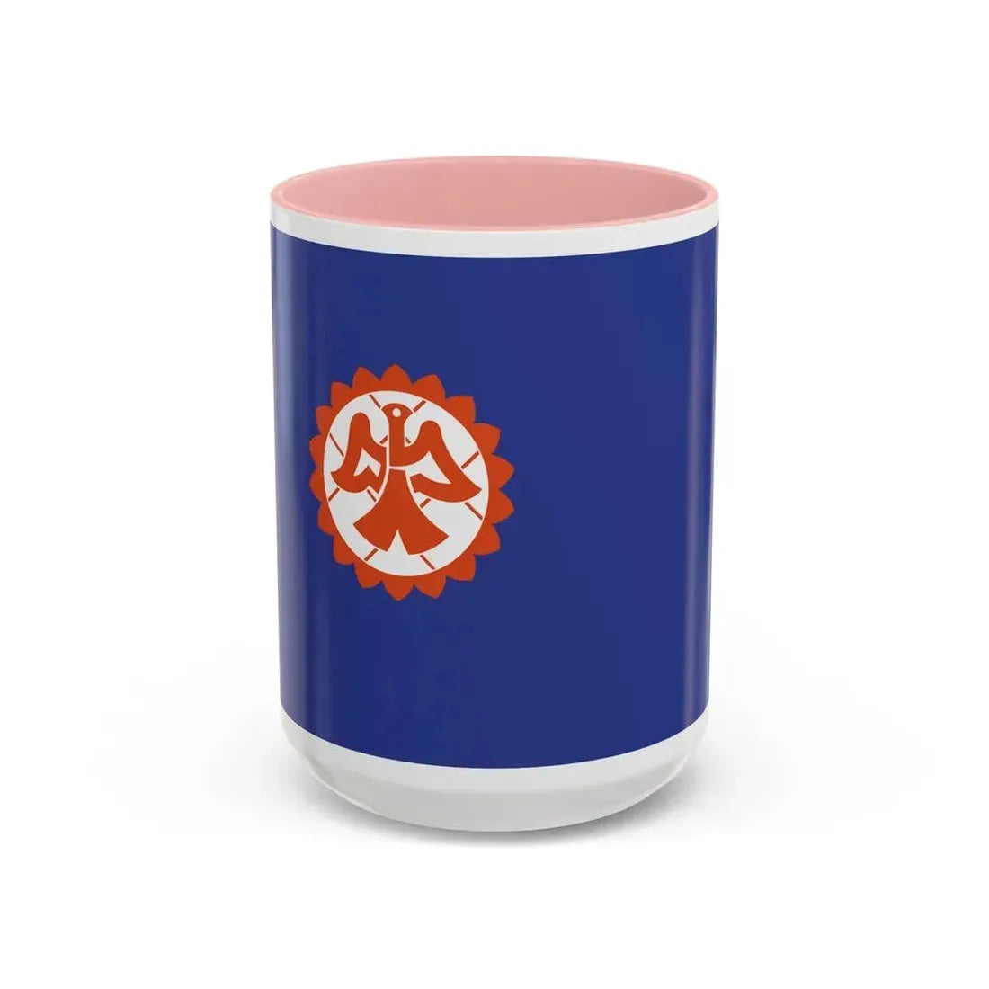 Flag of Suita Osaka Japan - Accent Coffee Mug 15oz Pink - Go Mug Yourself