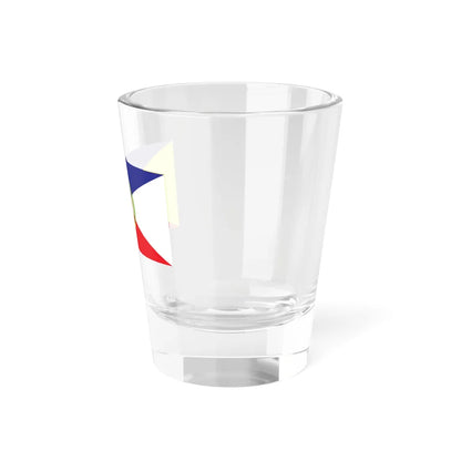 Flag of Sukhbaatar district Ulaanbaatar (Mongolia) Shot Glass 1.5oz - Go Mug Yourself