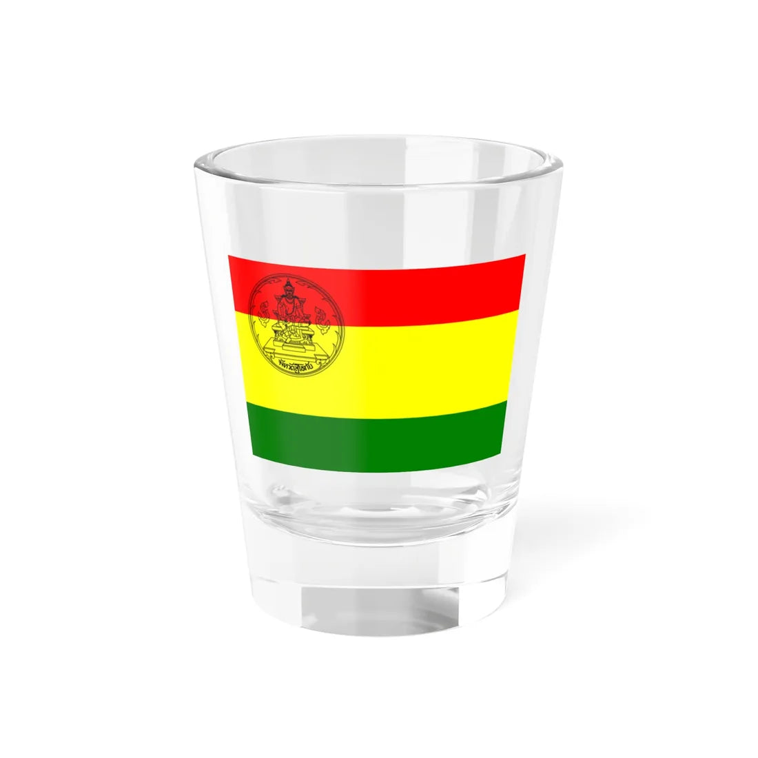 Flag of Sukhothai Province (Thailand) Shot Glass 1.5oz 1.5oz - Go Mug Yourself